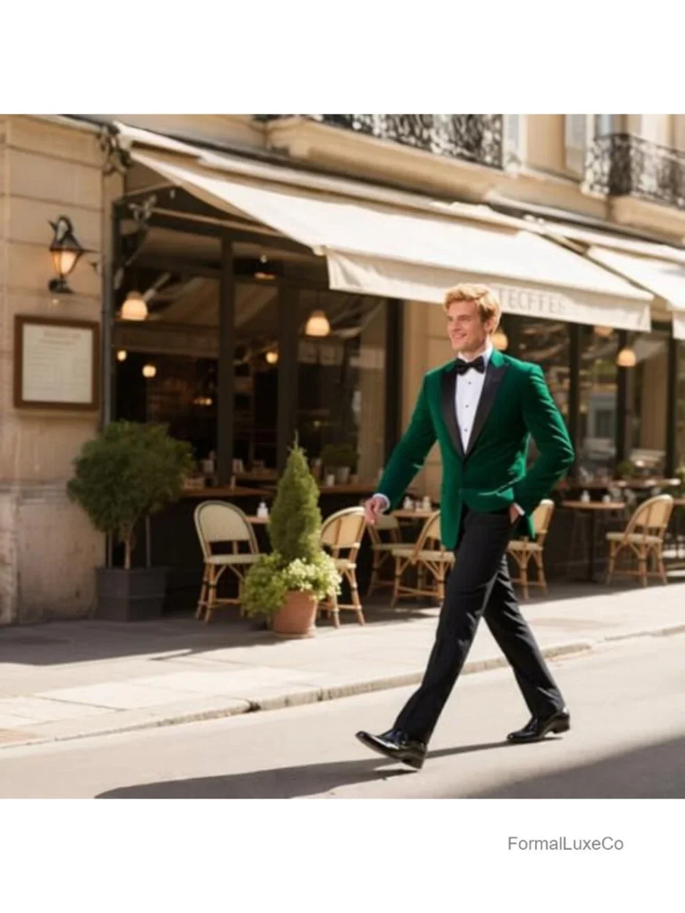 Men's Velvet Tuxedo Suit 2 Piece Slim Fit Jacket Pants Prom Wedding Peak Lapel
